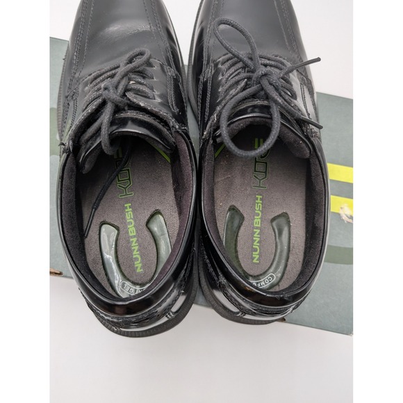 Nunn Bush Oxford Mens 8 Black Bartole ST Leather Bicycle Toe Comfort Gel‎ Dress main image 6